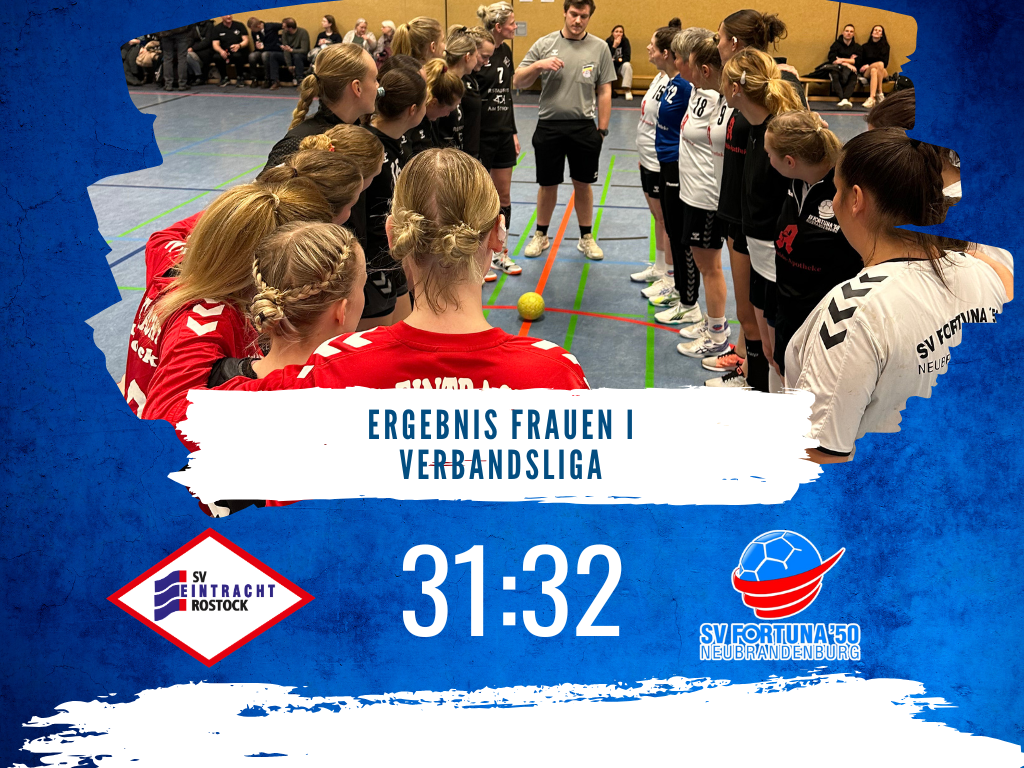 SV Eintracht Rostock unterliegt knapp gegen SV Fortuna Neubrandenburg
