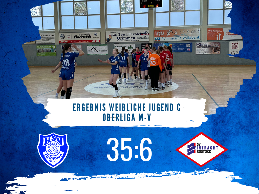 Schwieriges Auswärtsspiel für unsere weibliche Jugend C in Grimmen