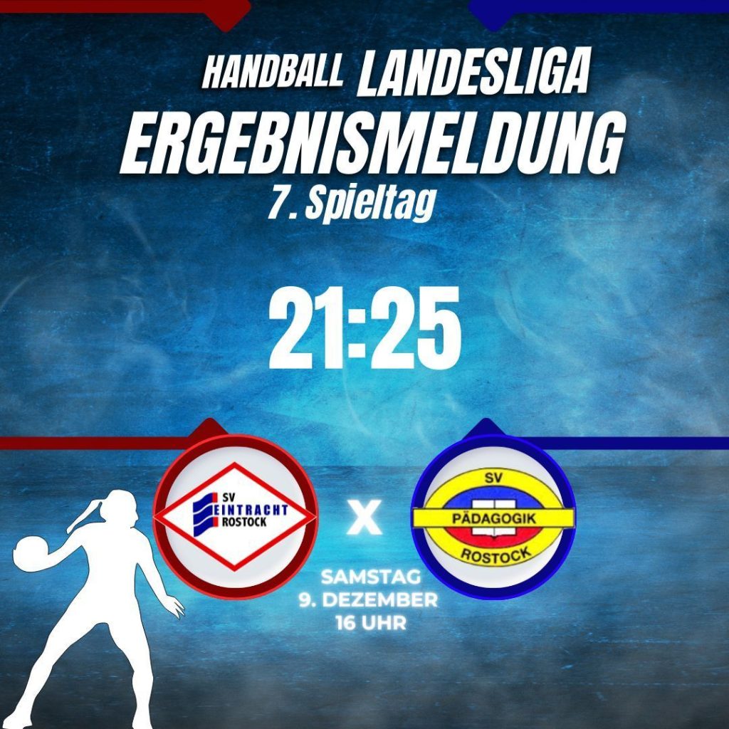 Trotz spannendem Heimspiel der Damen gegen den SV Pädagogik Rostock kein Punktgewinn.