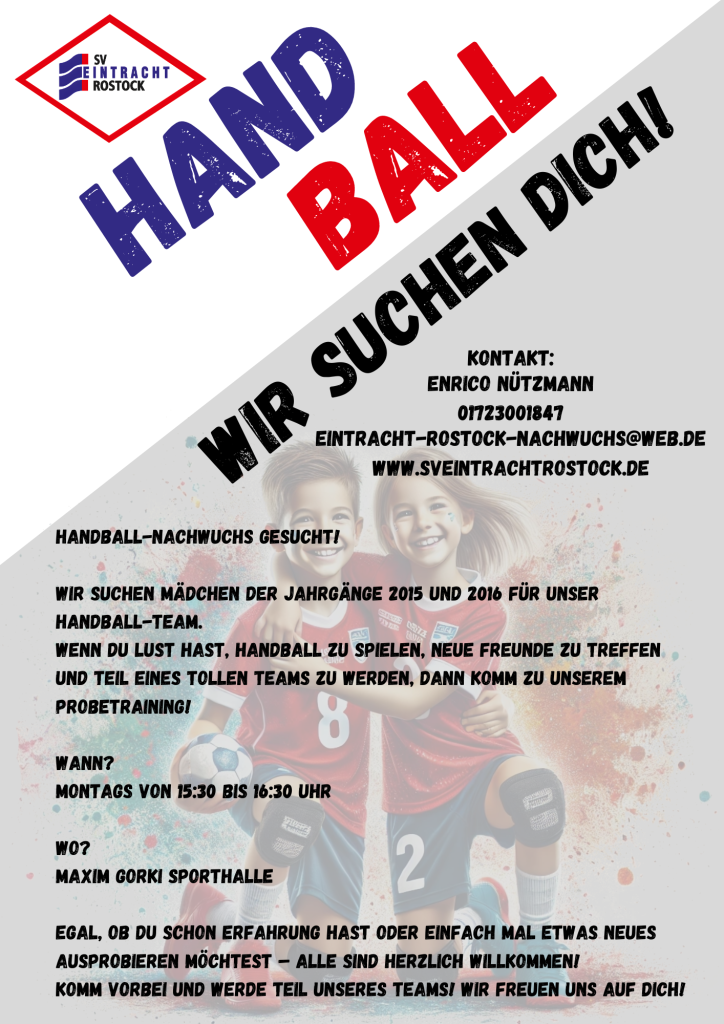 Handball-Nachwuchs gesucht!
