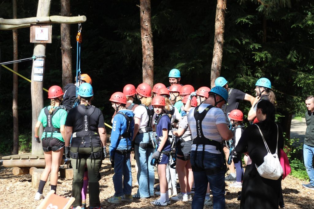 Saisonabschluss der C-Jugend im Kletterwald Schwaan