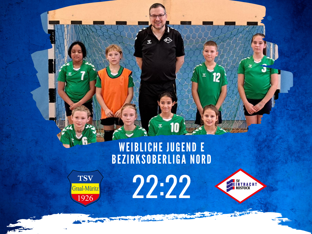 Eintracht-E-Jugend erkämpft sich Auswärtspunkt in Graal-Müritz