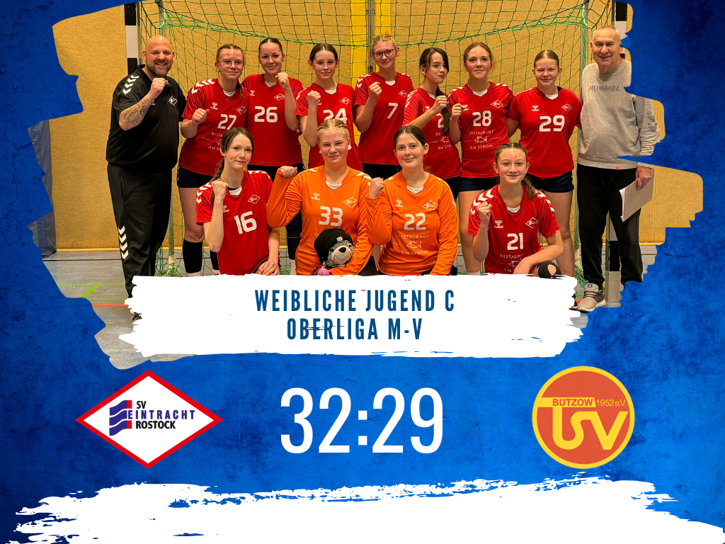 Verdienter Heimsieg im Topspiel – Eintracht bezwingt Bützow mit 32:29